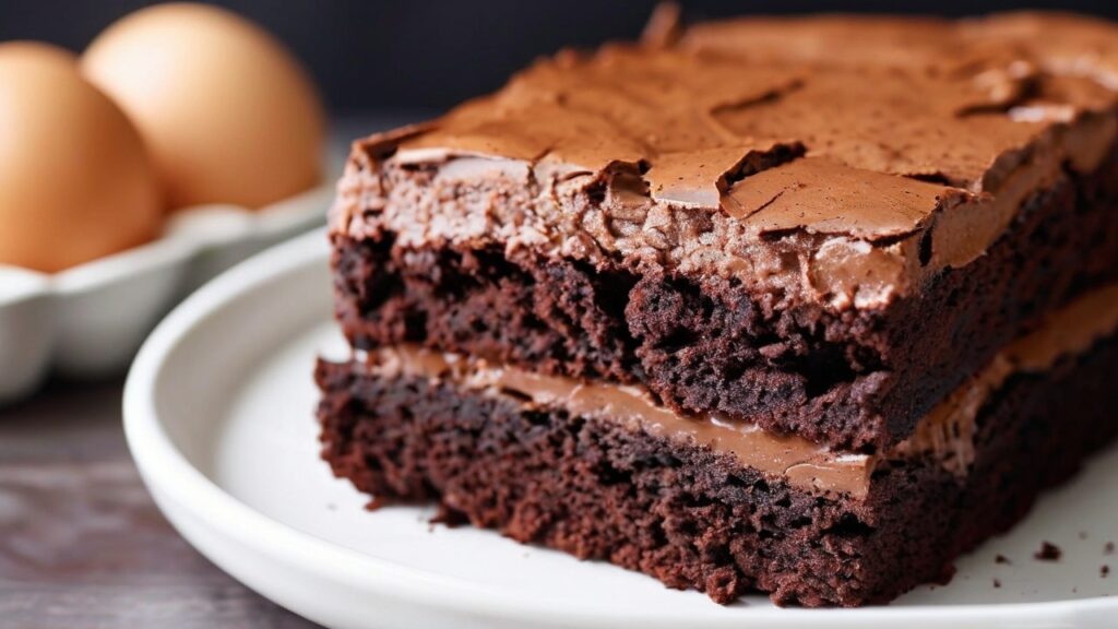 Ultimate 2-Layer Brownie Cake Recipe: Rich, Fudgy & Irresistible
