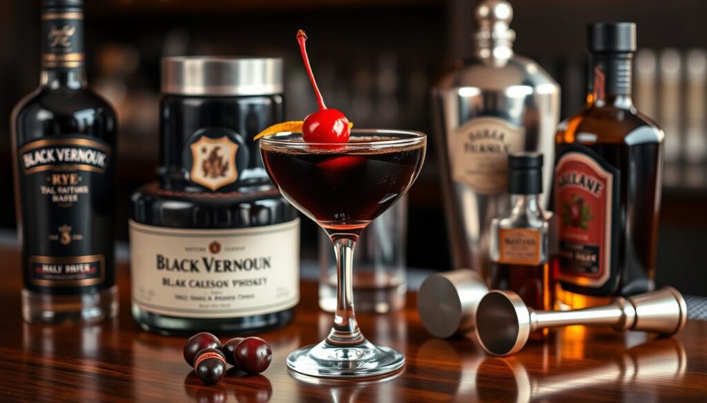 black manhattan recipe