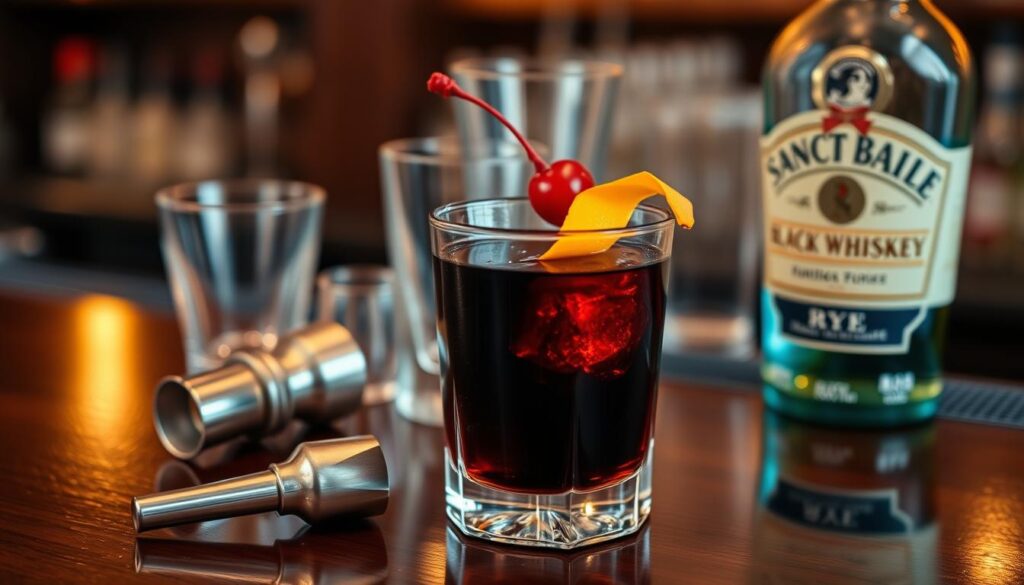 black manhattan recipe