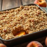 peach crumble recipe