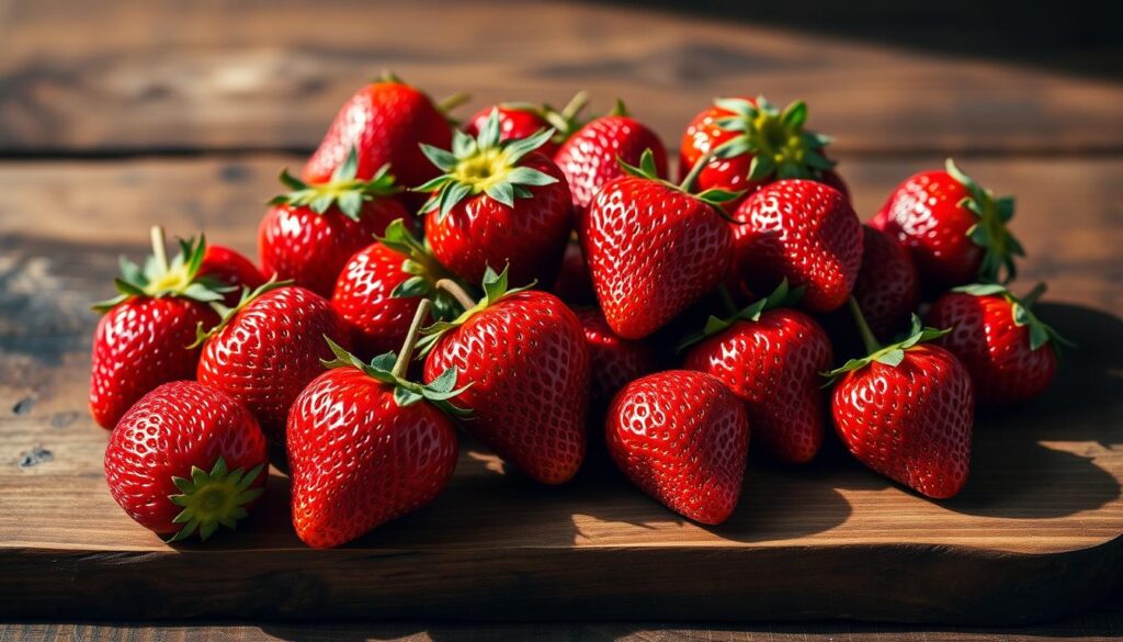 fresh strawberries