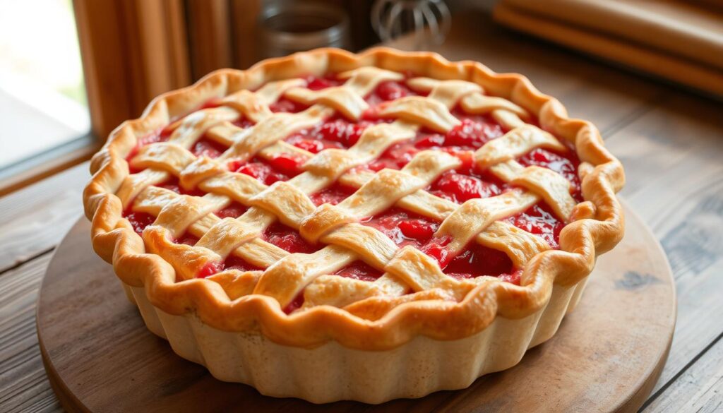 strawberry rhubarb pie recipe