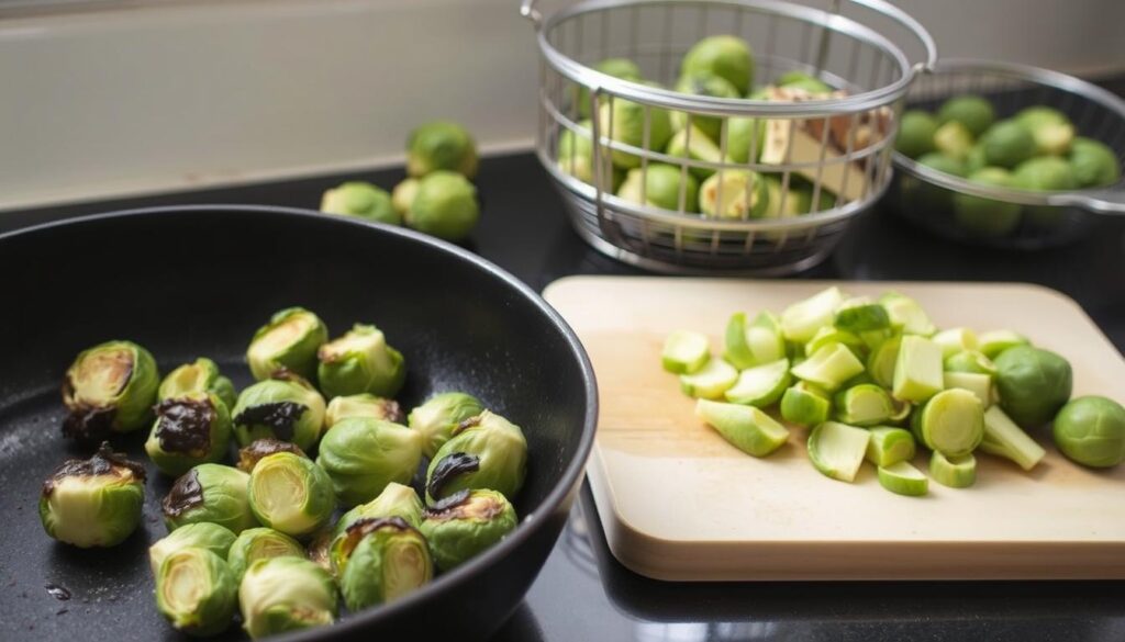 Brussels sprouts cooking issues