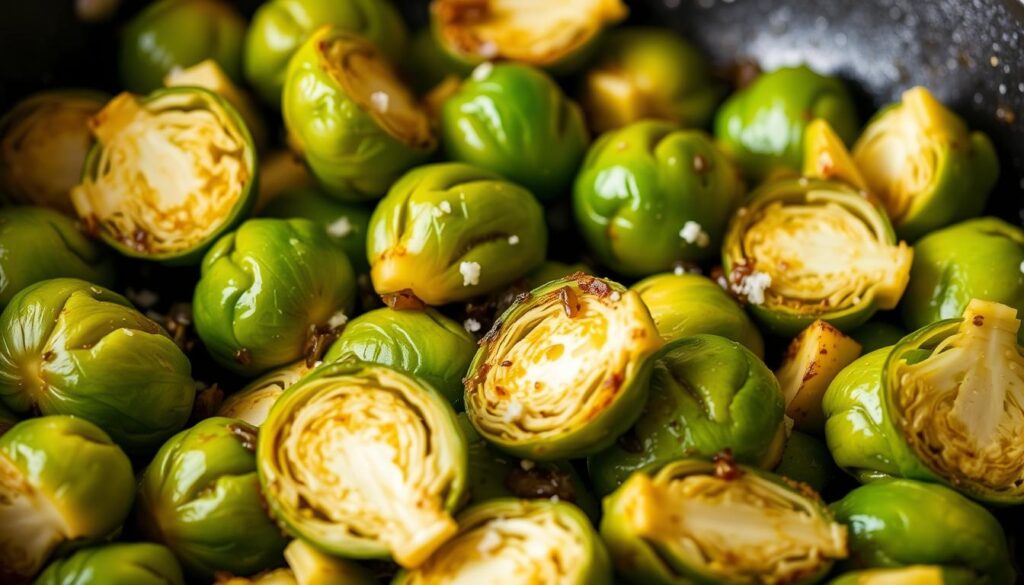 sautéed Brussels sprouts