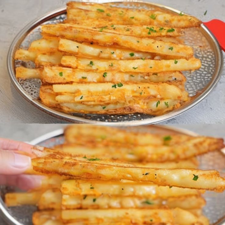 Here’s a simple recipe for cheese fries using boiled potatoes: