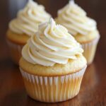homemade vanilla cupcakes: