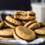 High Altitude Peanut Butter Ganache Cookie Sandwiches