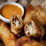 Korean Ground Beef Egg Rolls
