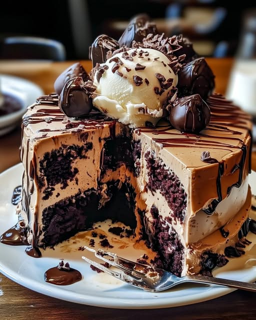Ice Cream Chocolate Overload Explosion Cake!