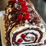 Black Forest Roll Cake