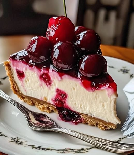 Elegant Cherry Cheesecake