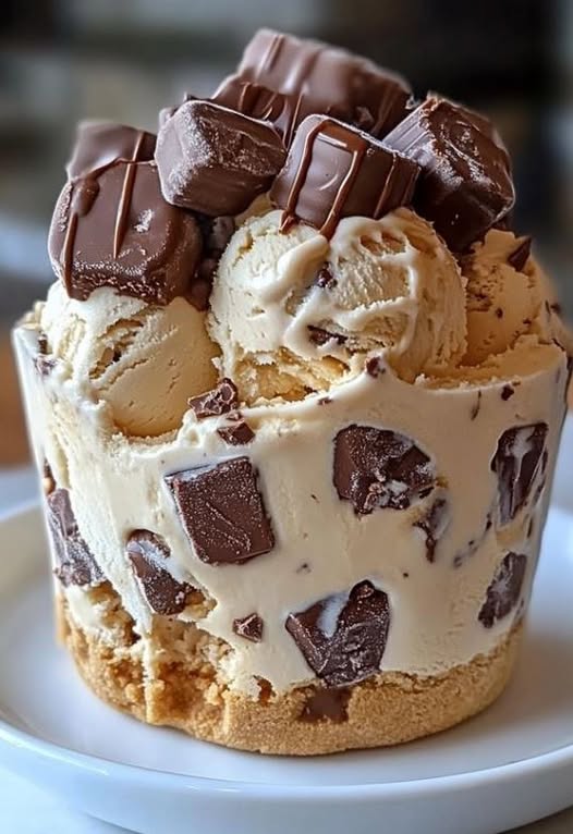 Cookie Dough Snickers & Reese’s Ice Cream Dream