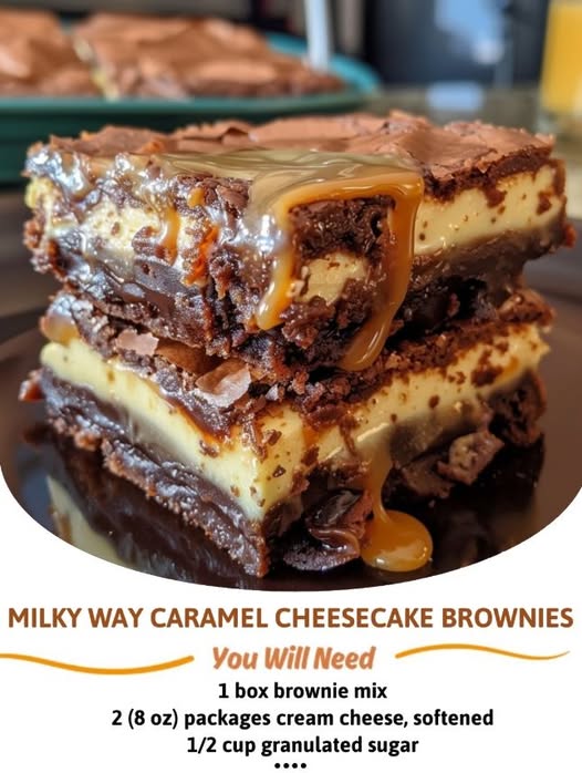 🍫 Milky Way Caramel Brownies: Gooey, Chocolatey & Irresistible!