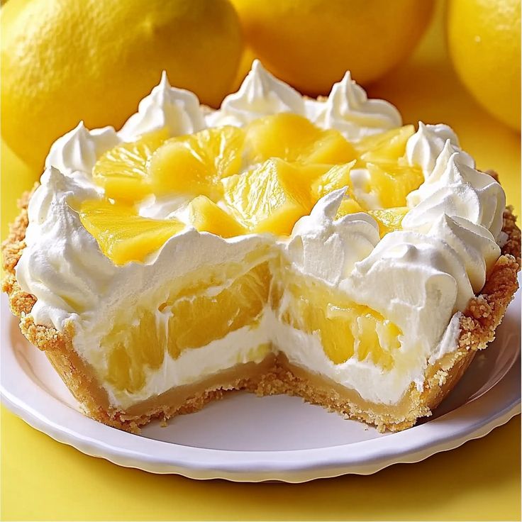 👨‍🍳Tropical Pineapple Paradise Pie