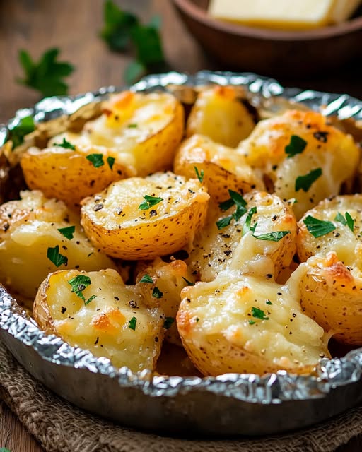 Parmesan Baked Potatoes