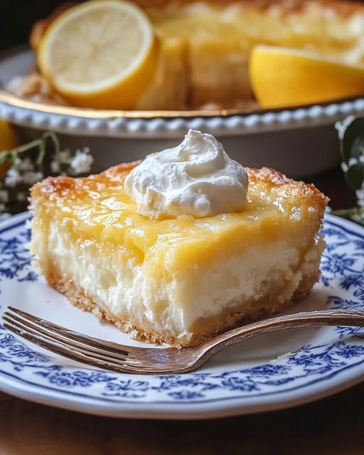 4-Ingredient Lemon Cream Cheese Dump Cake