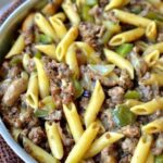 Philly Cheesesteak Pasta