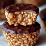 Chocolate Peanut Butter Rice Krispie Cups