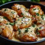 Decadent Creamy Alfredo Chicken Wings with a Kick