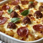 Ultimate Meat Feast Pizza Bake