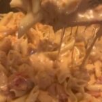 Chicken Shrimp and Sausage Jambalaya Pasta with Homemade Alfredo Sauce