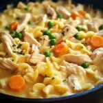 Chicken Pot Pie Noodle Skillet