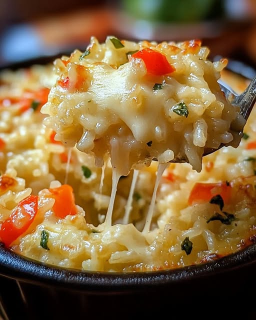 Pepper Jack Rice Bake