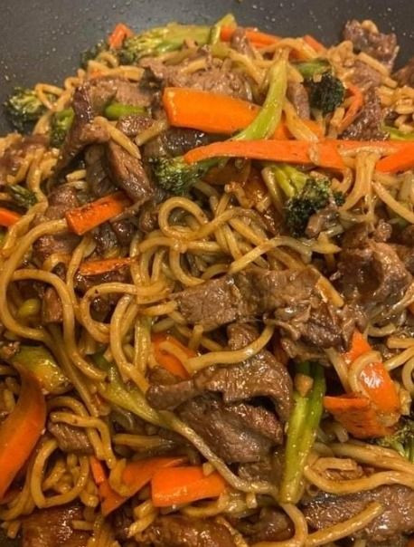Homemade Beef Lo Mein