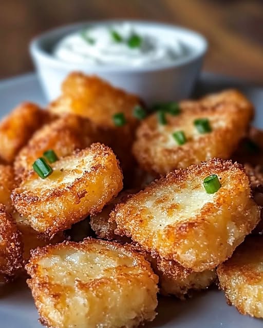 Crispy Cottage Cheese Treats