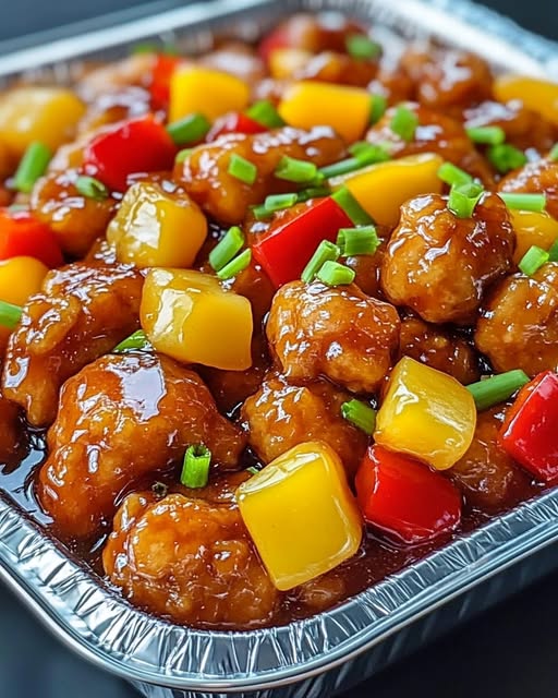 Baked Sweet and Sour Chicken