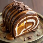 Chocolate Caramel Cream Roll