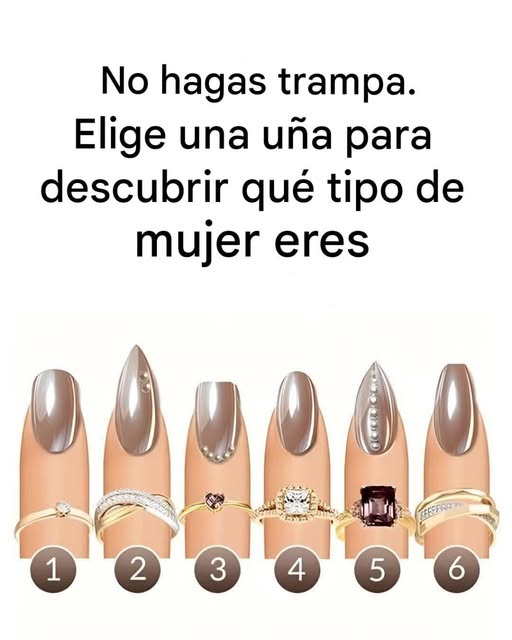 Which nail attracts you the most? It reveals what kind of woman you are.